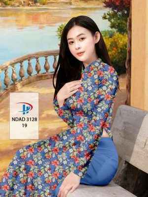 Vải Áo Dài Hoa Đều AD NDAD3128 33